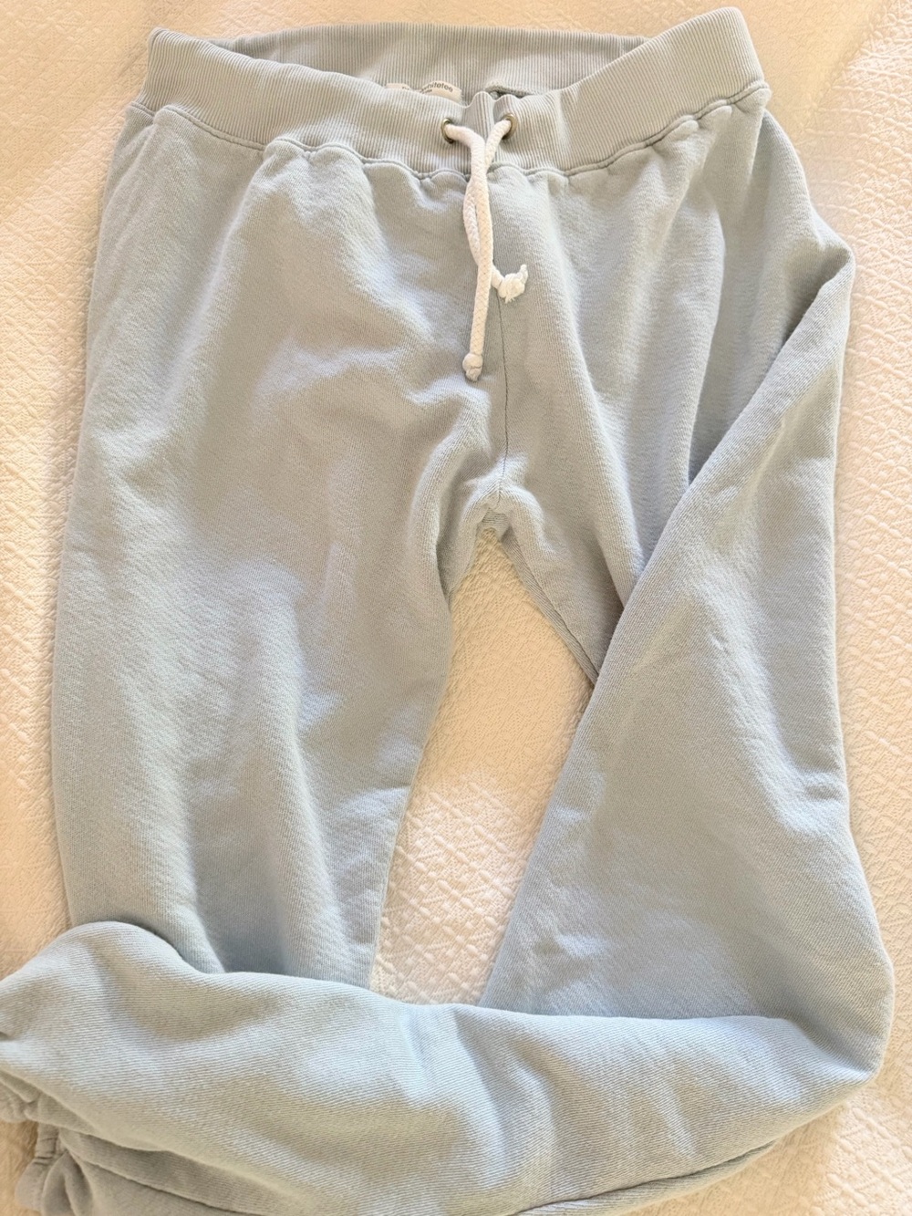 perfectwhitetee Light Blue Freddie Sweatpants size XS